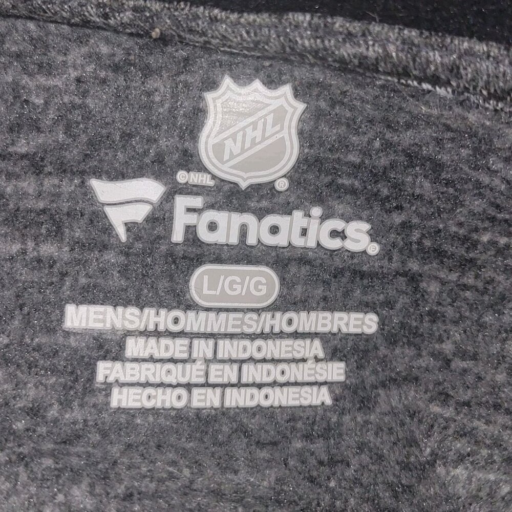 Fanatics Pittsburgh Penguins hoodie Black Gray Pullover Large Unisex - Picture 4 of 5